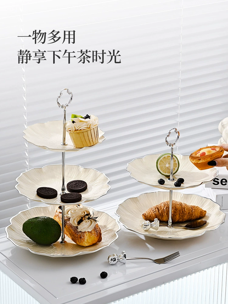 Сет Red Fruit Disk Living Room Home Tea Несколько конфет Cake Cake Disk Light Luxury Trust Serum Dessert Dessert Show