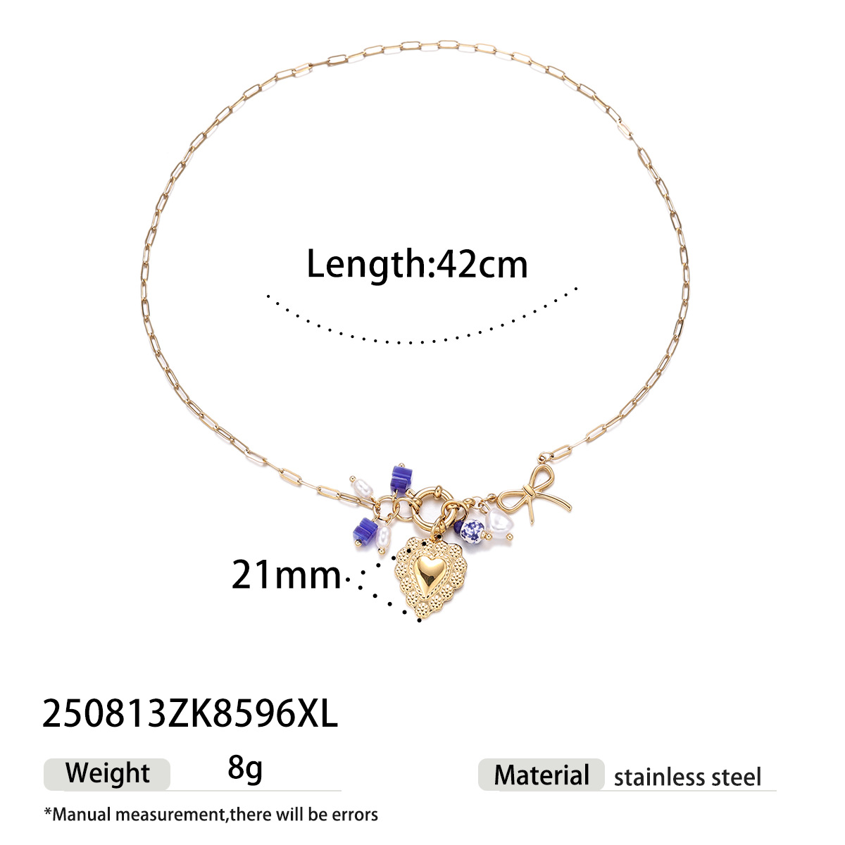 Collar de acero inoxidable TENA Europa y América lujo ligero y alto estilo de diseño de moda universal collar accesorios de venta caliente transfronterizos