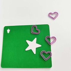 新款愛心回形針可愛心形曲別針創意別針卡通回形針廠家新款30個裝