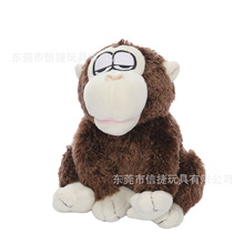 毛绒玩具订制 创意可爱会说话的猴子玩偶 卡通动物公仔 来图定做