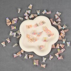 鑫振山树脂 韩国胶diy饰品配件网红款彩色小兔子手机链配件现货批