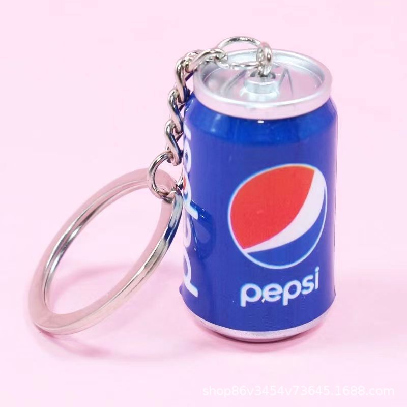 かわいいミニコーラフェンダー飲料瓶缶キーホルダーカップルバッグ自動車ストラップ小プレゼント|undefined