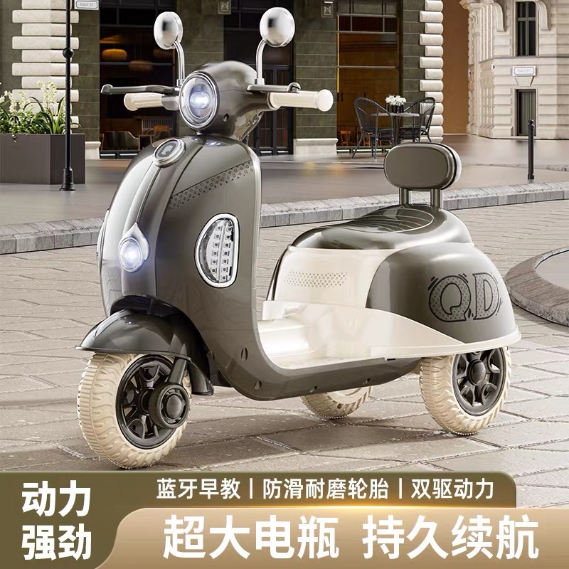 motocicleta de tricicletas para niños, pequeño mulán para niños de 1 - 3 años de edad, vehículo de equilibrio anti-rollback, patina para niños