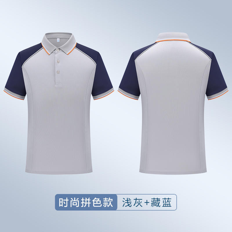 140 gramos ligero color cuello inserción manguito polo personalizado LOGO fábrica de reparación expreso ropa de trabajo impresión bordada