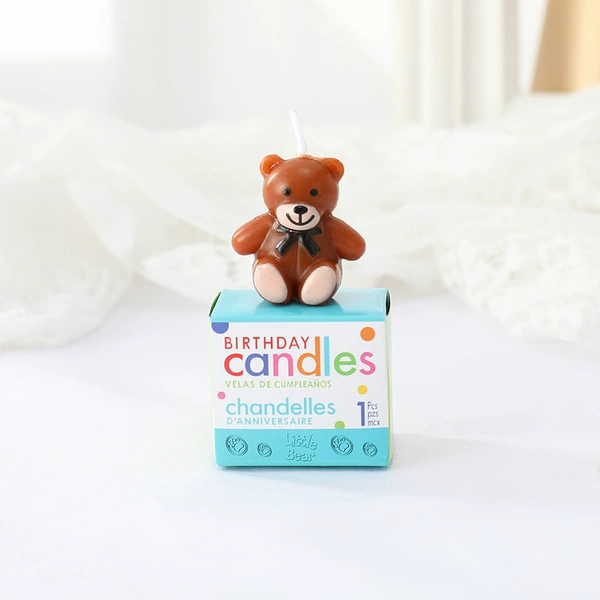 Candle, with little bears