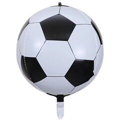 独立してパッケージ化された新しい 22 インチ 4D バルーンラウンドボール立体バスケットボールサッカーアルミフィルムラウンドアルミ箔クロスボーダー卸売