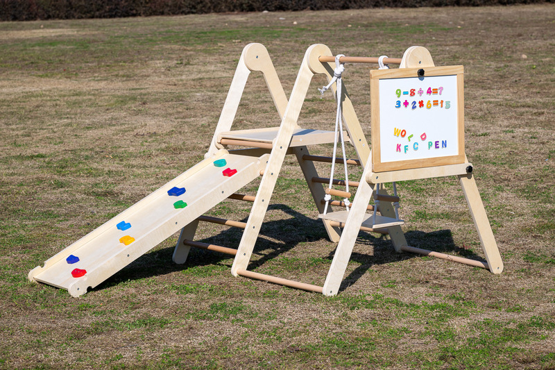 新しい子供用クライミングコンビネーション幼稚園ベビー遊び場屋外屋内コンビネーション大型無垢材クライミングフレーム|undefined