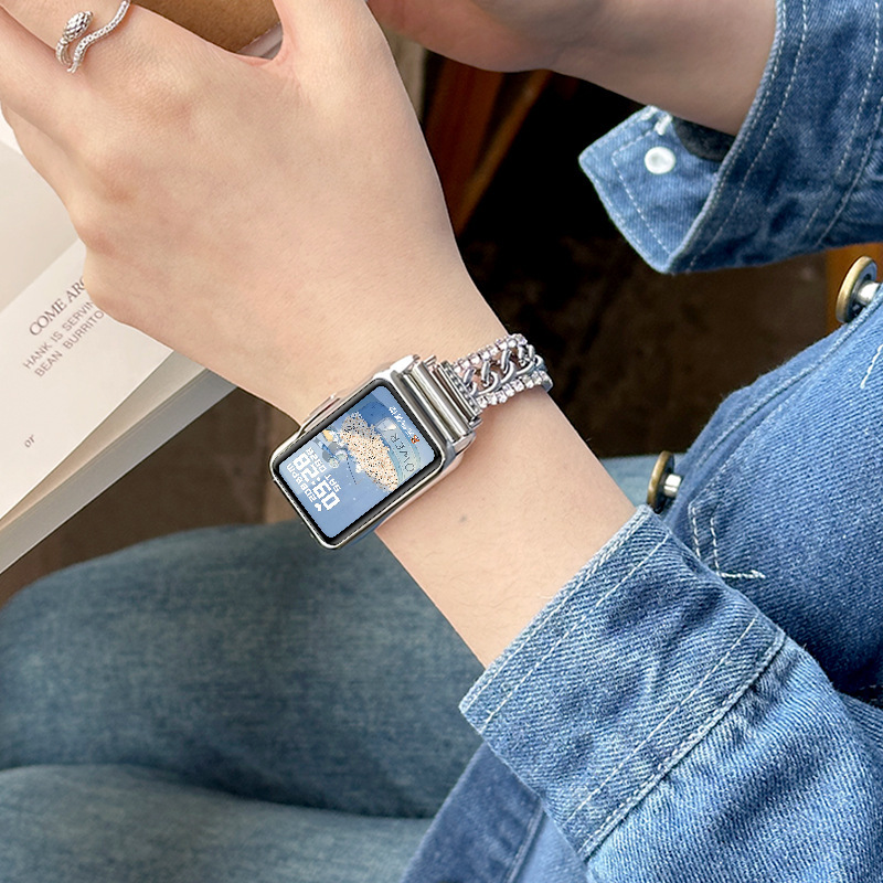 Smart Bracelet for Women, High-End Diamond-Encrusted Multi-Function Payment Heart Rate Blood Pressure Sports Watch, New Model Suitable for Smart Bracelet for Women, High-End Diamond-Encrusted Multi-Function Payment Heart Rate Blood Pressure Sports Watch, New Model Suitable for