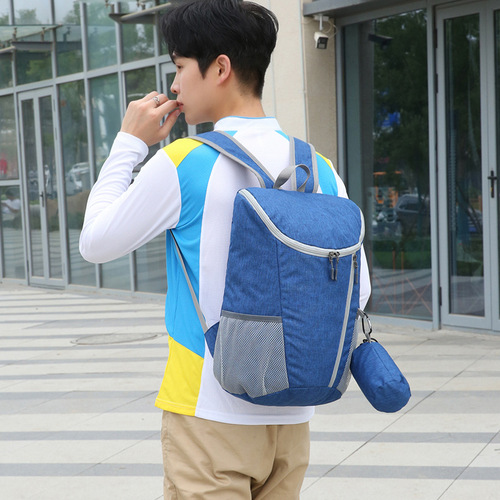 Dual-shoulder backpack cross-border new large-capacity foldable bag lightweight waterproof outdoor bag travel sports backpack