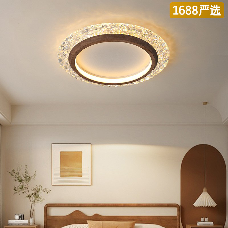 [Selección estricta] luz de techo de viento medieval silenciosa retro red nueva luz de lujo creativa de espectro completo lámpara de habitación de protección de ojos