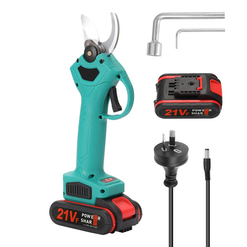 21V Electric Pruning Shears, Cordless Garden and Fruit Tree Lithium Battery Pruning Shears, Wireless Branch Trimming Tool