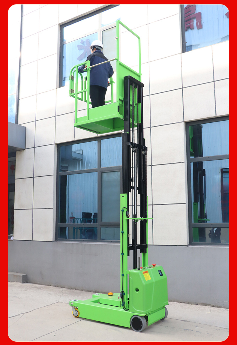 Electric High-Altitude Material Handling Vehicle, High-Altitude Picking and Inspection Vehicle, Intelligent and Efficient Fully Electric High-Altitude Picking Truck