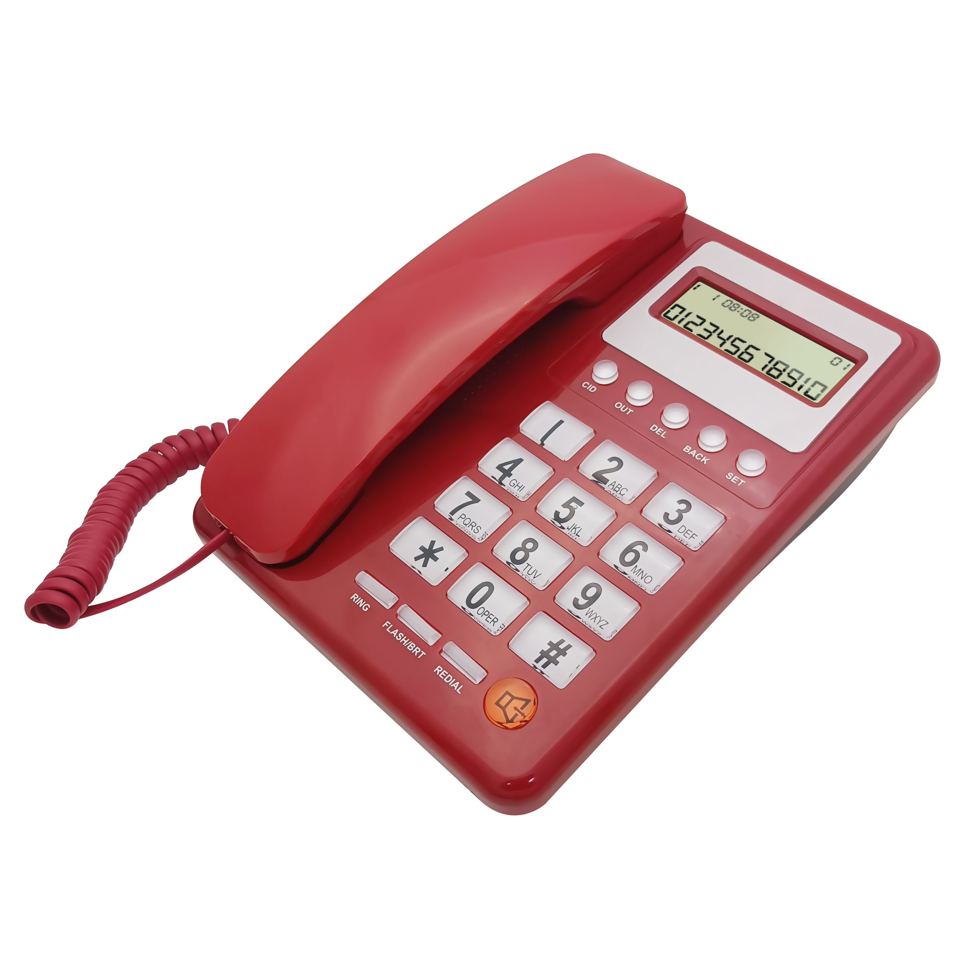 Incoming call display office desk phone home fixed telephone wired business phone hotel