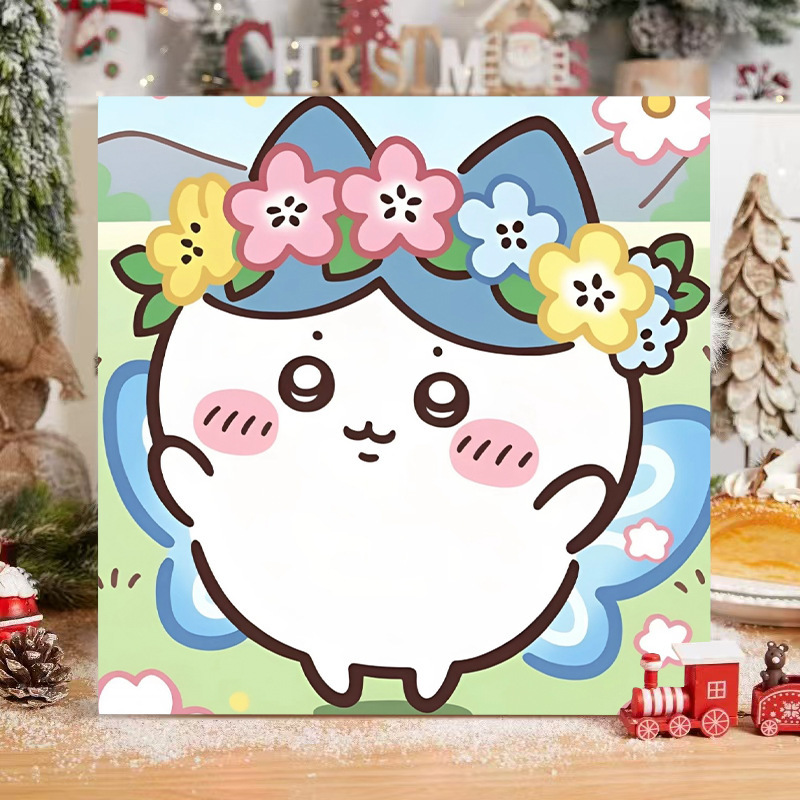 漫画 Q バージョンエッグマンパーティーシリーズ DIY デジタル油絵子供の手作り着色油絵装飾品卸売|undefined