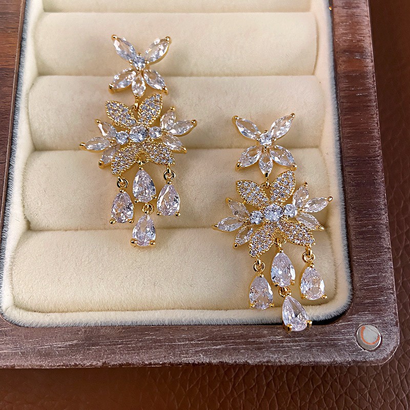 3#E4512 silver needle-gold