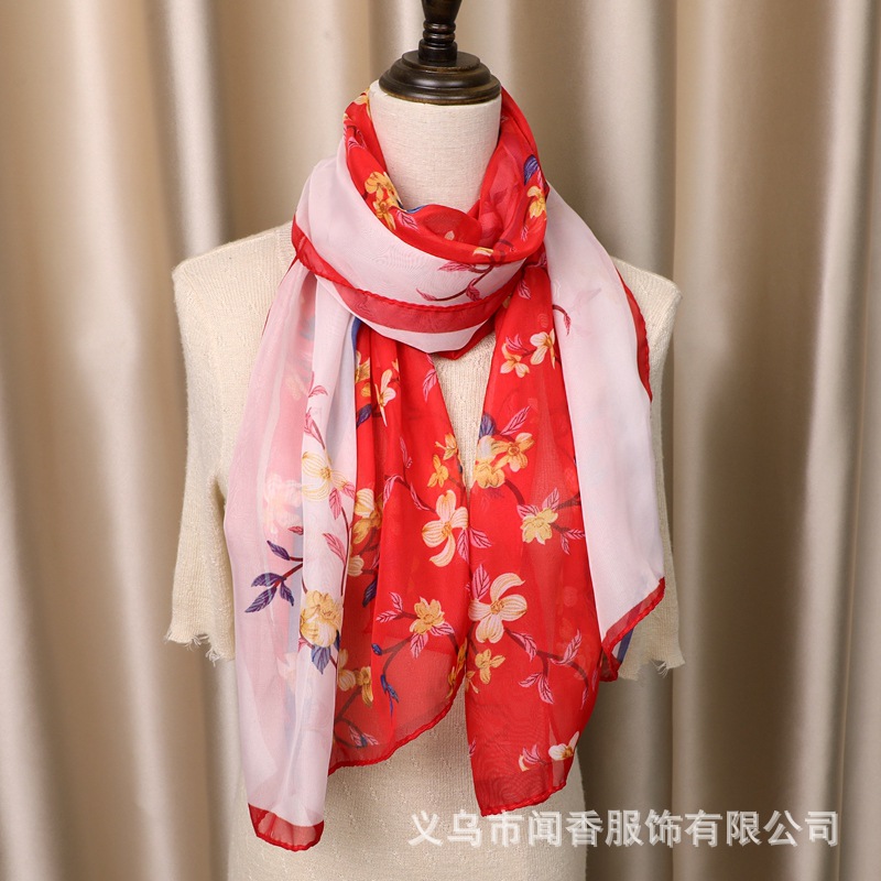 Elegant shiffon light and thin breathable autumn keep warm cloak