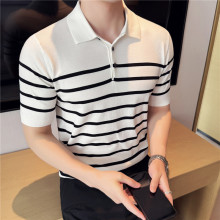 FW10486  2025��˿������ʱ��������ӱ�˿��֯POLO������T����