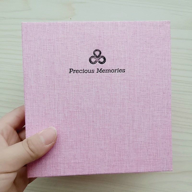 Al por mayor elegante de algodón y lino de hojas sueltas álbum de PP álbum de cine boleto de almacenamiento postal de 3 pulgadas de 5 pulgadas