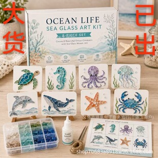 �羳��Ʒ Sea Glass Art Kit��������DIY������ˇ�g���b