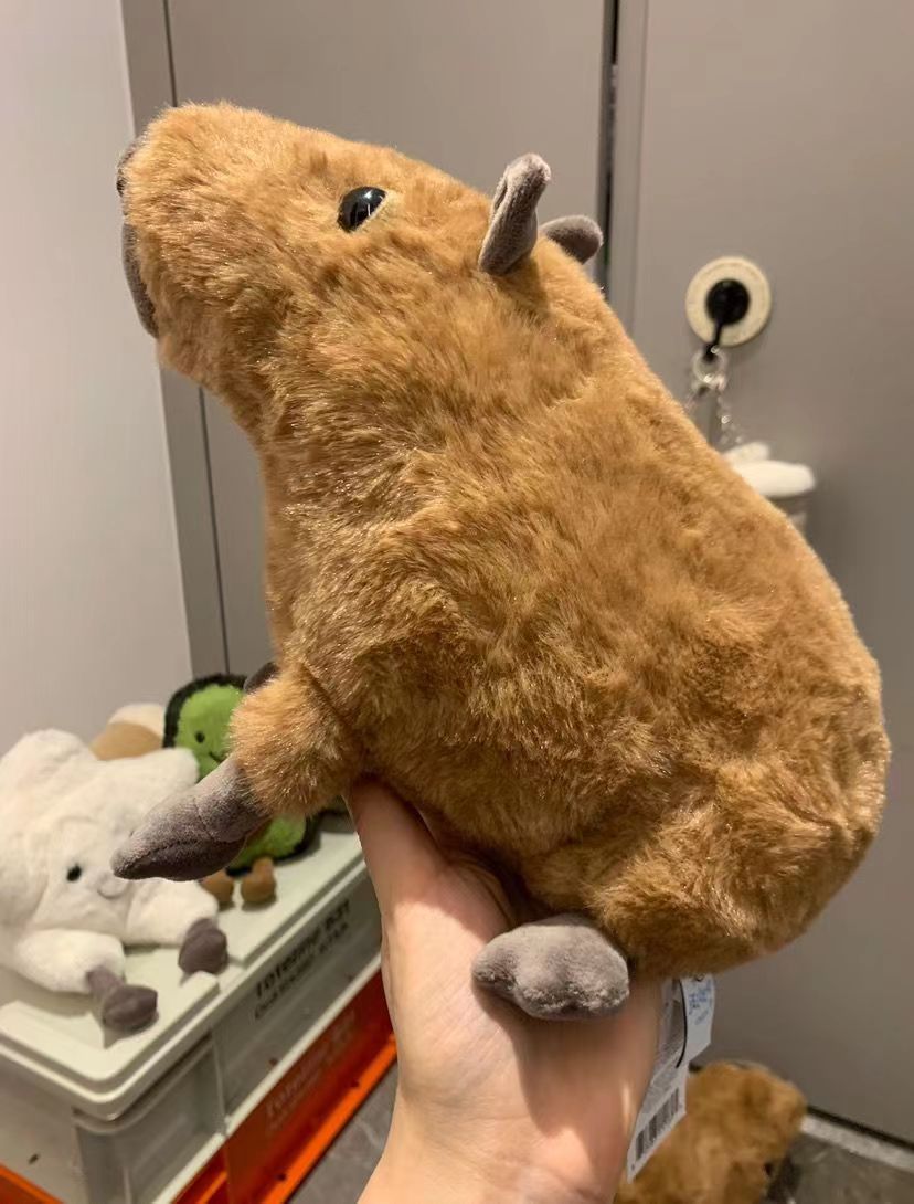 原Jellycat新品玩偶卡皮巴拉水豚啪啪毛绒玩具公仔可爱网红礼物-阿里巴巴