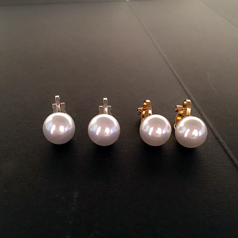 Korean style French style ear clip earless pearl ear bone clip simple small earrings elegant fashion earrings factory wholesale
