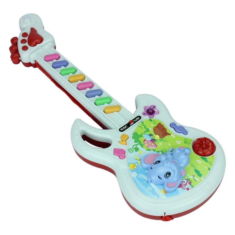 Al por mayor juguete guitarra órgano electrónico elefante música órgano electrónico órgano de juguete para niños al por mayor
