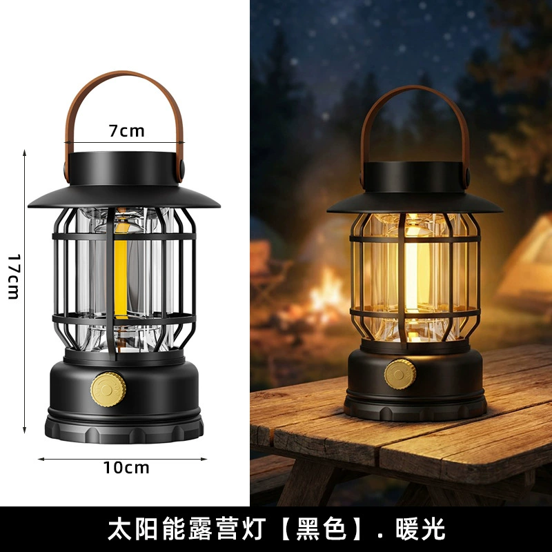 Universal tent for camping solar-powered, travel handheld lights
