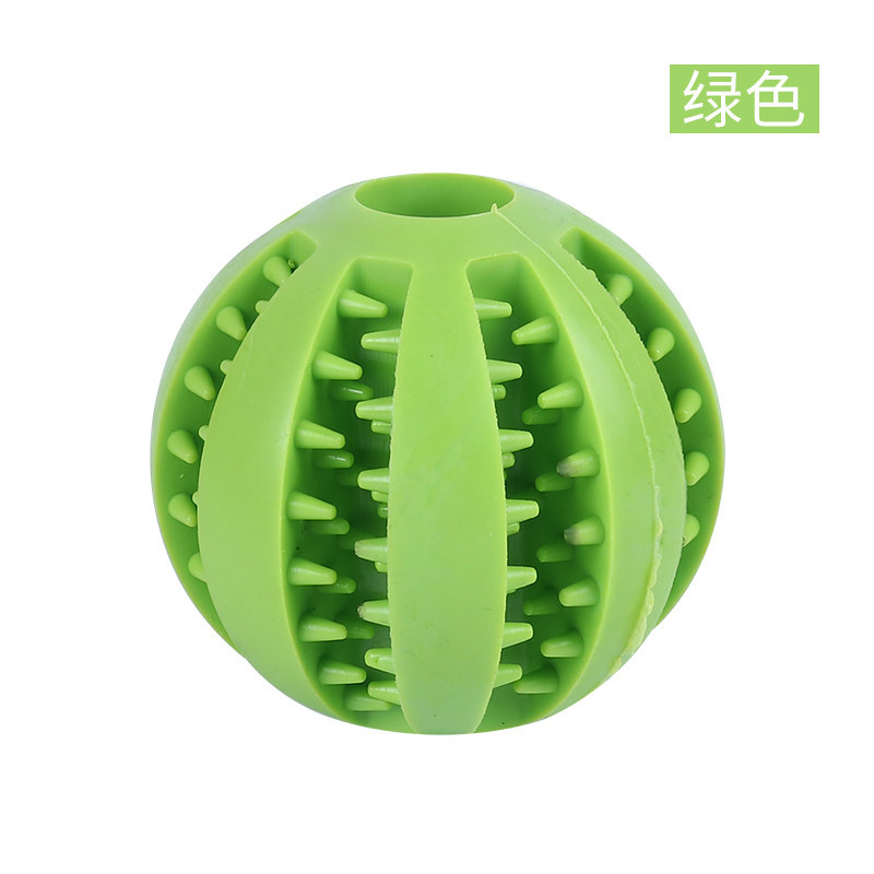 メーカー卸売犬フード漏れボールペットの歯ぎしりおもちゃボール噛みつきにくい歯のクリーニングテディゴールデンレトリバー知育玩具|undefined