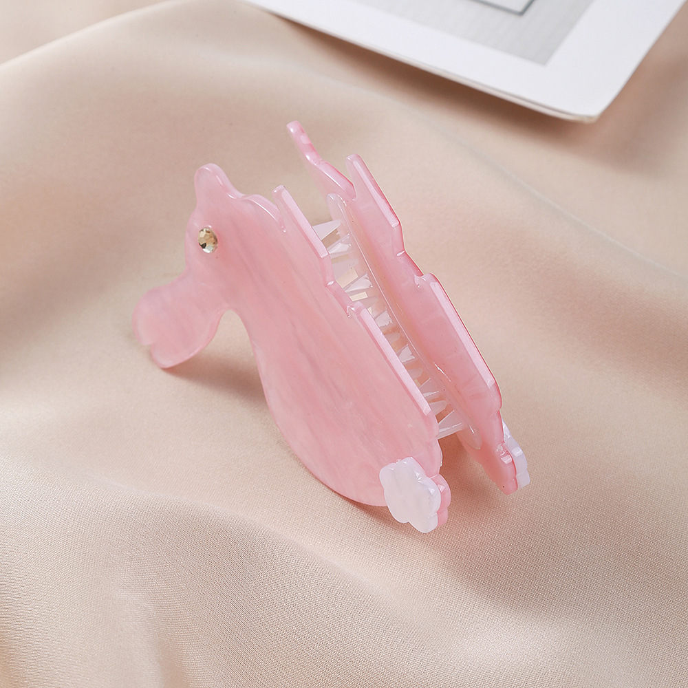 Cute Rabbit Acetic Acid Sheets Inlay Rhinestones Hair Claws display picture 3