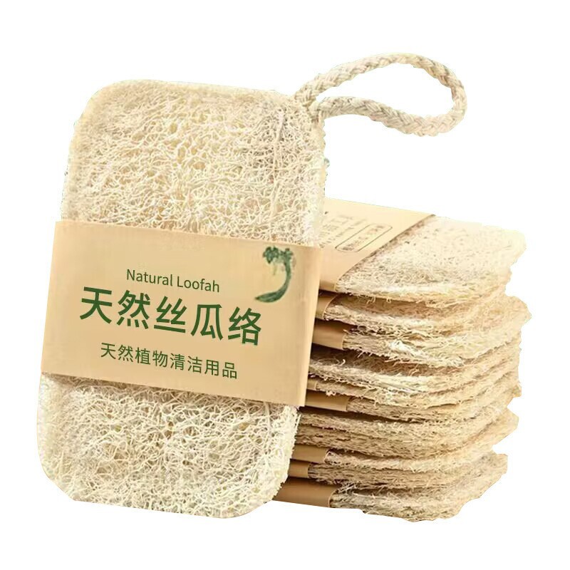 ヘチマ食器洗いブラシ クリーニングたわし 食器洗い用 7x11cm|undefined