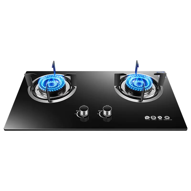 金牌星燃气灶双灶家用液化气台式天然气炉具猛火嵌入式煤气灶
