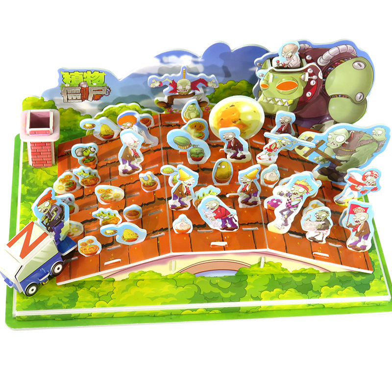 Plants Vs. Zombies 3D Stereo Puzzle Paper Model Assembled Kidsren's DIY Handmade Educational Toys Plants Vs. Zombies 3D Stereo Puzzle Paper Model Assembled Kidsren's DIY Handmade Educational Toys