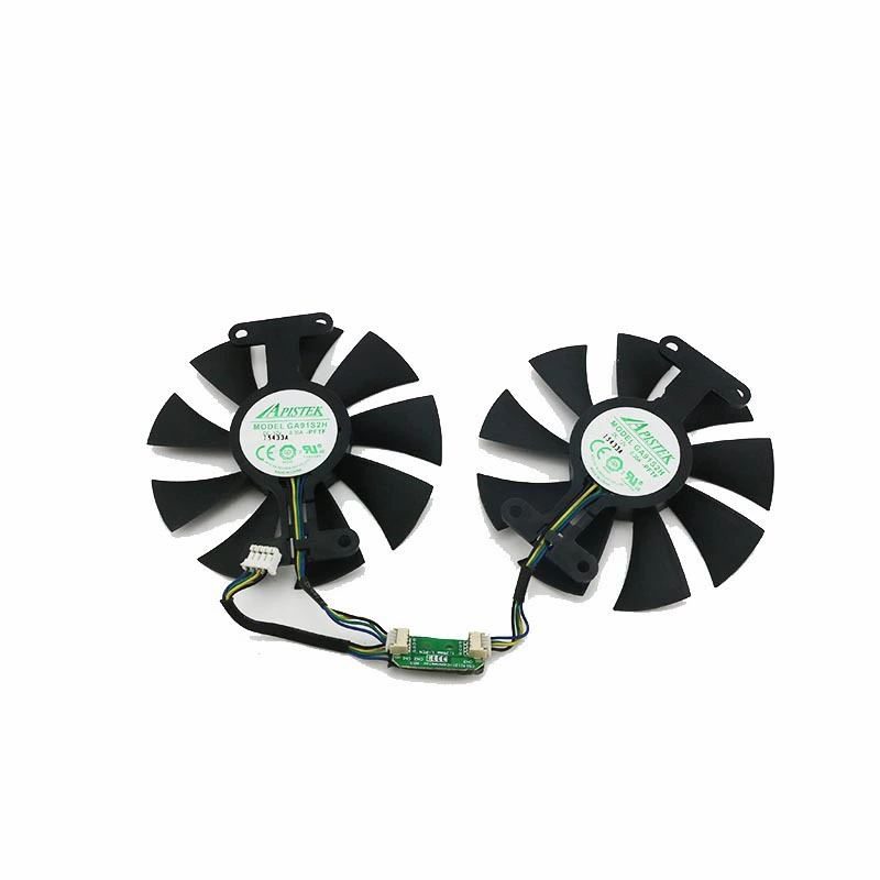 Подходит для ZOTAC/ZSOTAI GTX960 950 AMP EDITION вентилятор охлаждения видеокарты GA91S2H