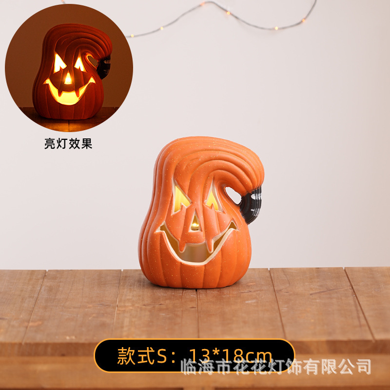 ハロウィンデコレーション、お祝い用品、カボチャランタン、お祝い装飾、雰囲気小道具、ショップランタンオーナメント|undefined