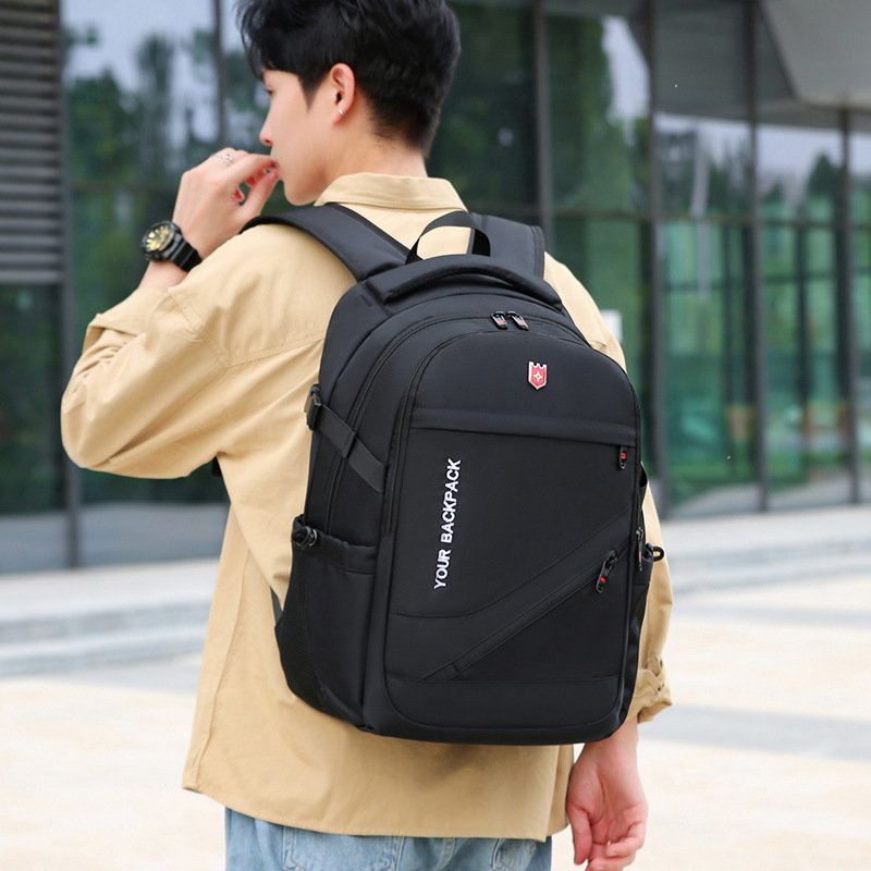 Mochila para hombres y mujeres, escuela secundaria, escuela secundaria, escuela secundaria, mochila de viaje de gran capacidad para hombres, computadora de negocios para hombres, equipaje trasero