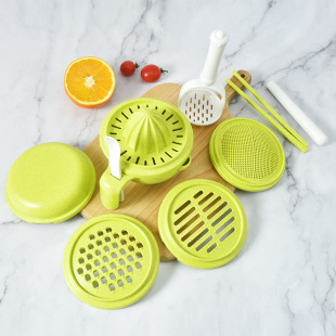 Manufacturer's Ready-Made Baby Food Grinding Bowl Baby Manual Grinder Children's Fruit Cooking Food Supplement Tool Set