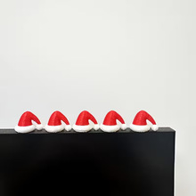 3D打印迷你圣诞帽子跨境新品桌面配饰车载挂件书架摆件家居装装饰