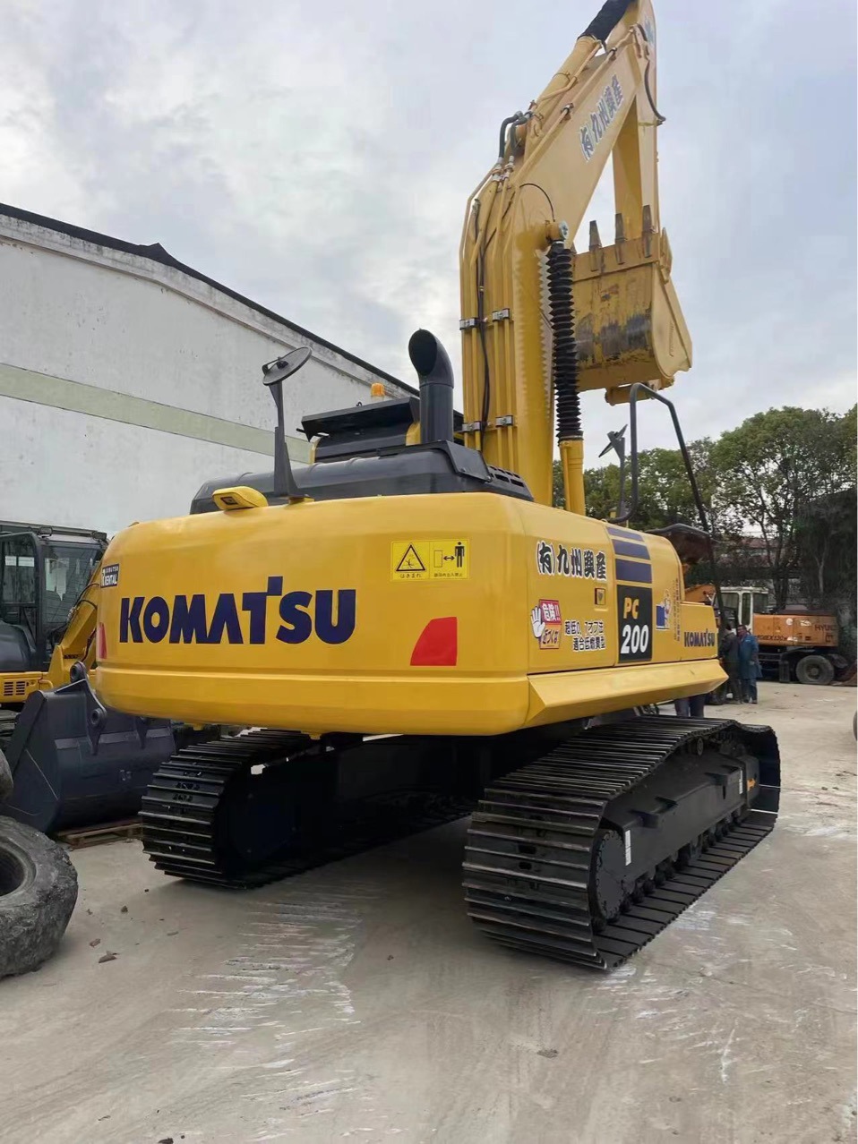 Excavadoras importadas 200 y 220 Komatsu usadas, 90% nuevas exportaciones de comercio exterior exclusivas