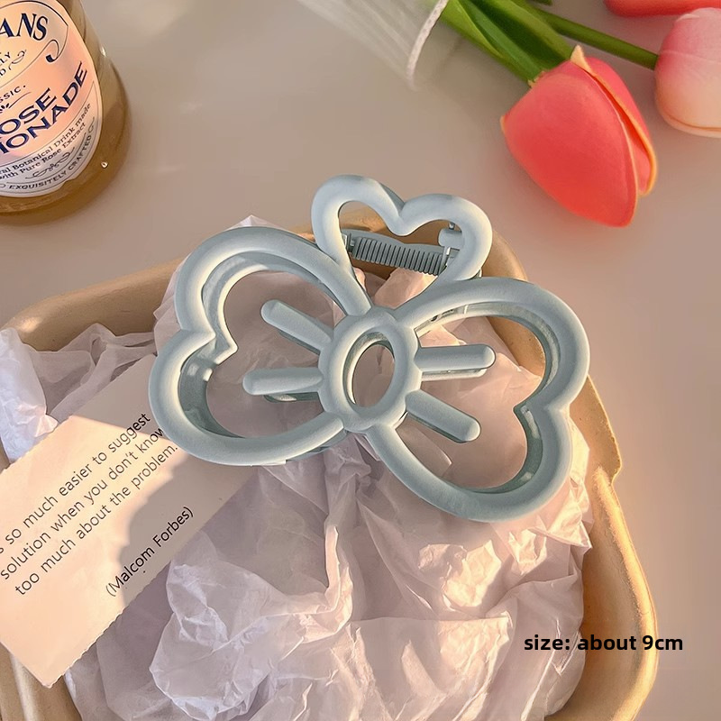 Molletta per capelli con fiocco per donna elegante clip grande_voghion.com