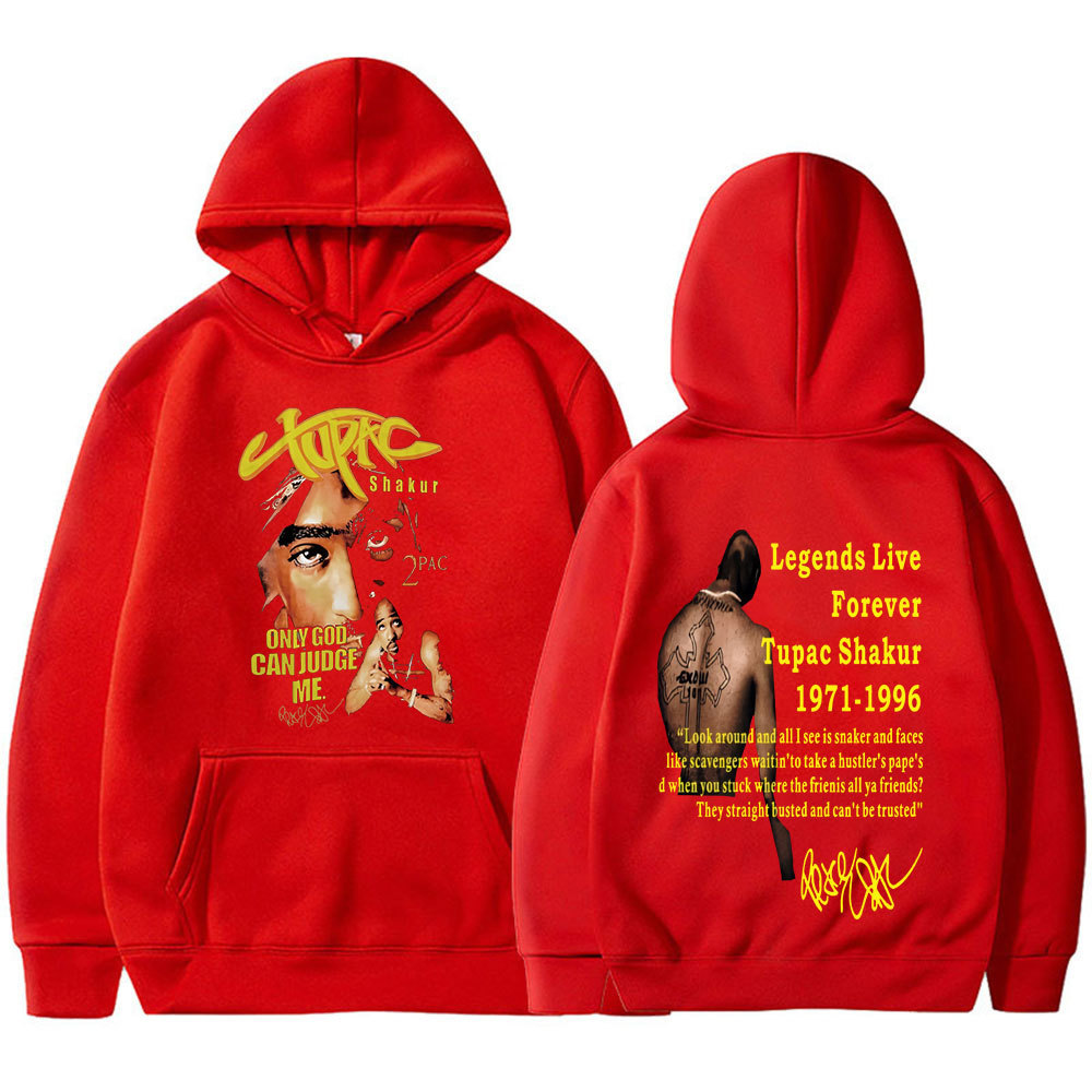 Rapper Tupac 2pac Shakur Hoodies Men's Women Clothing Hip Ho