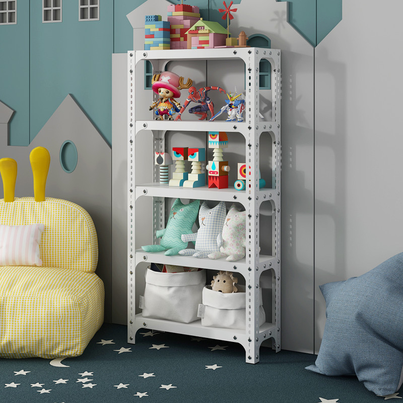 Estante de almacenamiento de 20cm Estante de almacenamiento de piso multicapa Estante de almacenamiento de juguetes Estante de libros Estante de té Estante estrecho Estante simple Estante de hierro forjado