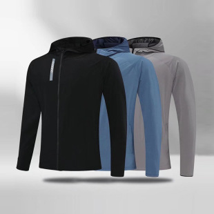 Spring and Autumn men's and women's outdoor sports lightweight windbreaker casual running clothes breathable coat top printing cross-border exclusive