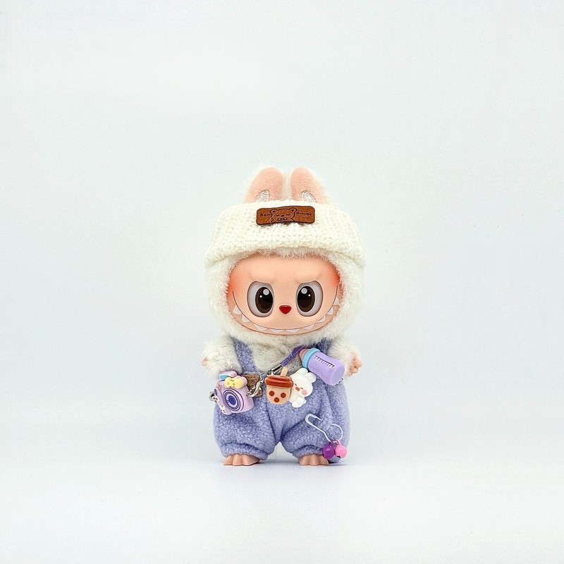 Labubu ラブブベビー服 シットパーティーマカロン人形 人形服 一世代と第二世代のかわいいスーツ|undefined