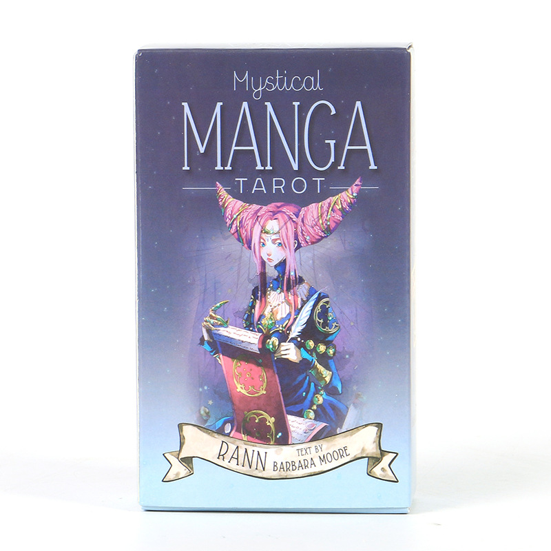 Cross-Border Hot Item: Mysterious Manga Tarot English Version Board Game Oracle Cards Direct From Manufacturer_voghion.com