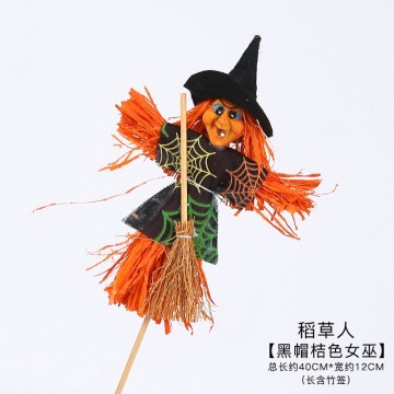 Halloween ramo de flores accesorios de decoración Hombre de Aspajarita bruja simulación calabaza cara ornamentos embalaje de flores materiales DIY