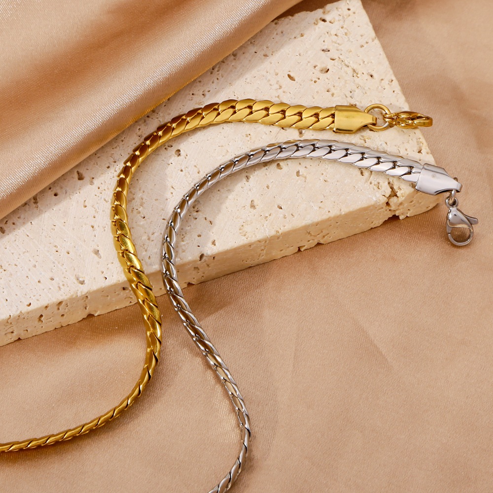 Casual Geometric 304 Stainless Steel Plating Men's Chain Bracelet Men's Chain Bracelets display picture 6