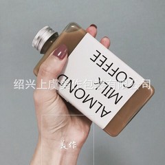 100ml 300ml 500mlの偏平な方のプラスチックの瓶の透明な厚いジュースの食品級のpetの哺乳瓶の雑穀の瓶