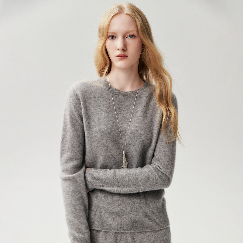 Conyini's new autumn/winter collection features seamless, round-neck, 100% cashmere sweaters for women, offering a loose, comfortable fit as a base layer Conyini's new autumn/winter collection features seamless, round-neck, 100% cashmere sweaters for women, offering a loose, comfortable fit as a base layer