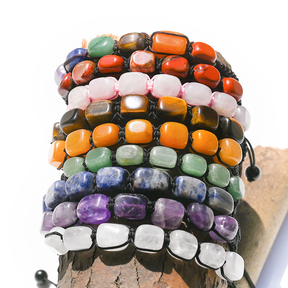 Rétro Style Simple Géométrique Cristal Corde Perlé Unisexe Bracelets display picture 5