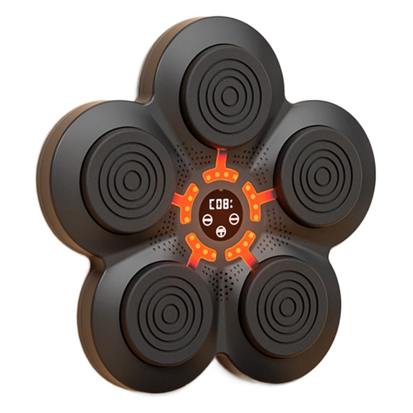 Máquina de boxeo de música inteligente máquina de boxeo electrónica para el hogar niños boxeo pared objetivo niños lucha equipo de entrenamiento de boxeo